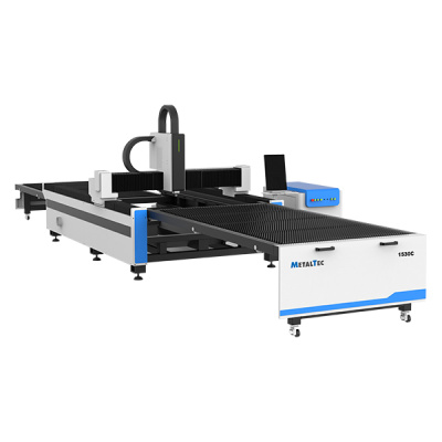 Фото MetalTec 1530C (1500W) оптоволоконный лазерный станок для резки металла с ручной сменой рабочих столов в интернет-магазине ToolHaus.ru